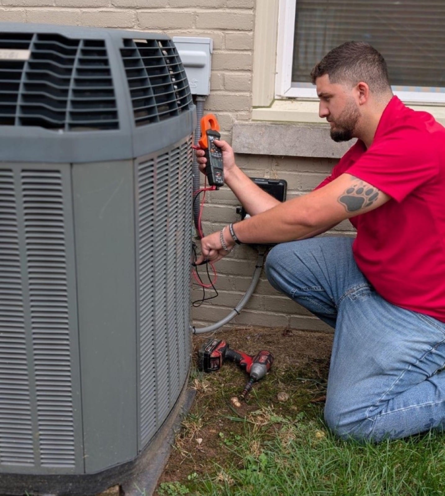 AC installation by Lexington Electrical & HVAC